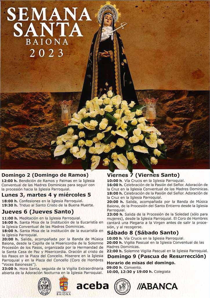 Semana Santa en Baiona 2023 Baiona / 
Bayona